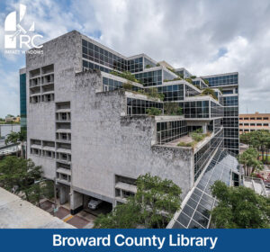 Broward County Library Custom Hurricane Windows Fort Lauderdale