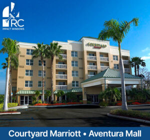 Courtyard Marriott Aventura Mall Impact Windows Doors Hotels Florida