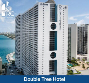 Double Tree Hotel Retrofit Glass Impact Windows Miami Florida